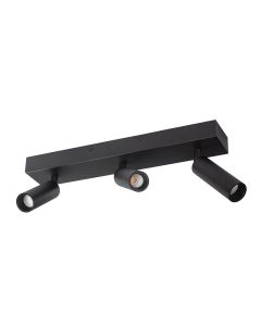 BC0023 LED-opbouwspot Koker 3x10W 2700K Dimbaar Zwart