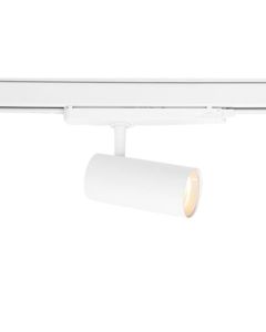 3-fase railspot 8W 3000/3500/4000K 45º dimbaar - Wit