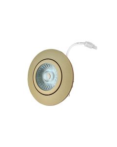 LED Downlight 6W IP44 36º 2.700K Goud