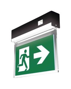 ALUX3-AT LED-noodverlichting opbouw Autotest 1h Zwart