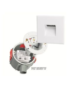 BW0010-01 LED-trapverlichting 1W 2700K IP20 Wit