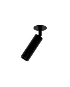 BR0020 LED-inbouwarmatuur Koker draai-/kantelbaar 10W 2700K Zwart