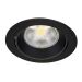 BR0003 LED-inbouwarmatuur Rond kantelbaar GU10-fitting Zwart