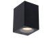 ZARO Wandspot Buiten 1xGU10 IP44 Zwart