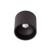 BC0001 LED-opbouwarmatuur Rond 1x6,5W 2700K Dimbaar Zwart