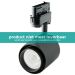 LED Camita ColourDrop spot zwart 22W 36° 3.000K CRI>90 BBBL