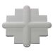 GBF 30 Afdekplaat inbouwrails tbv. GB14-40 - Grijs