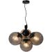 Ivona 4-spot hanglamp 4xE27 Zwart