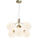 Ivona 6-spot hanglamp 6xE27 Goud