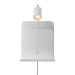 Roomi LED wandlamp GU10 incl. 2x USB-poort Wit