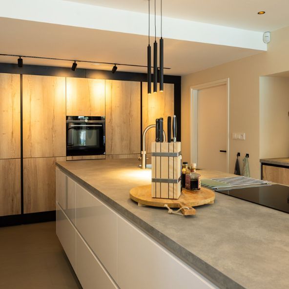 led railverlichting keuken kookeiland keuken