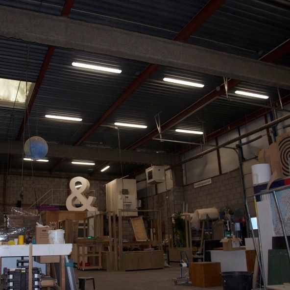 LED tl armaturen bedrijfshal opbouw waterdicht