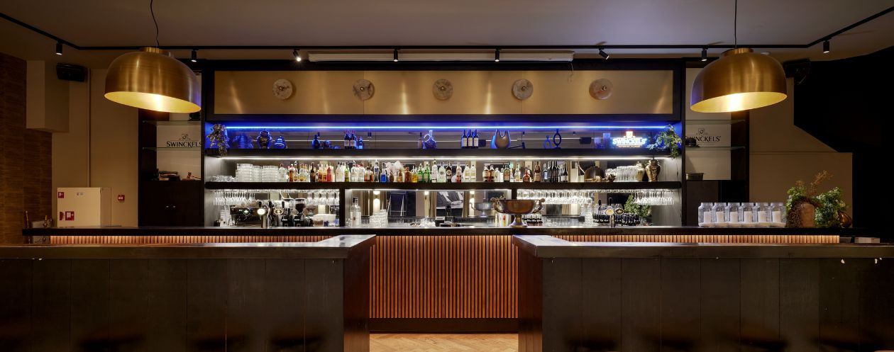 Hotelverlichting in Court Hotel en restaurant De Rechtbank