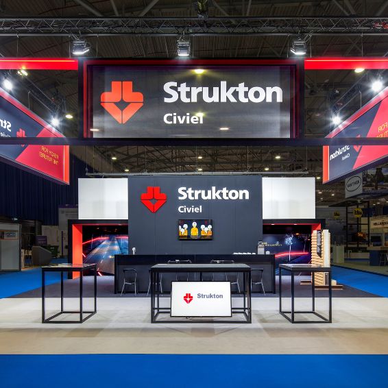 Bekijk onze LED beursverlichting voor Strukton Beursverlichting voor Strukton