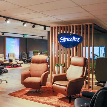 Bekijk onze LED verlichting in de showroom van De Bruijn Zitmeubelen Verlichting voor showroom De Bruijn Zitmeubelen